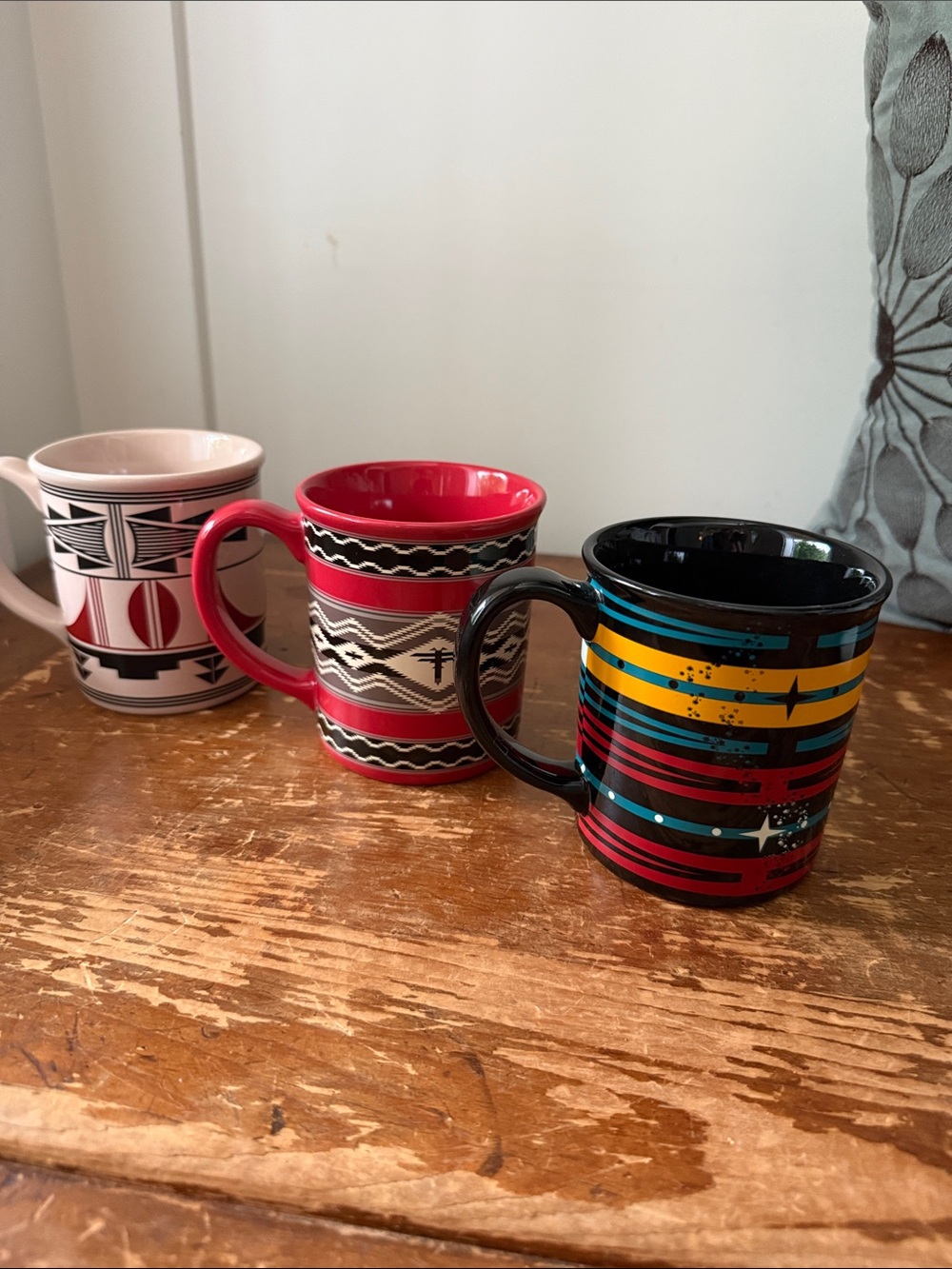 AMERICAN INDIAN COLLEGE FUND CUP SET BY PENDLETON WOOLEN MILLS Set Of 3 - Picture 3 of 6